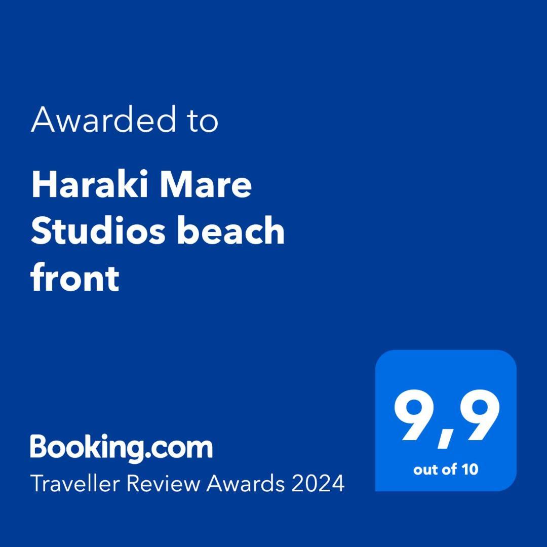 Haraki Mare Studios Beach Front Kültér fotó