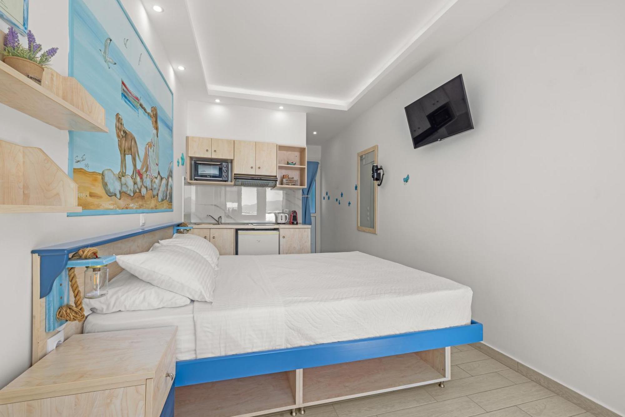 Haraki Mare Studios Beach Front Kültér fotó