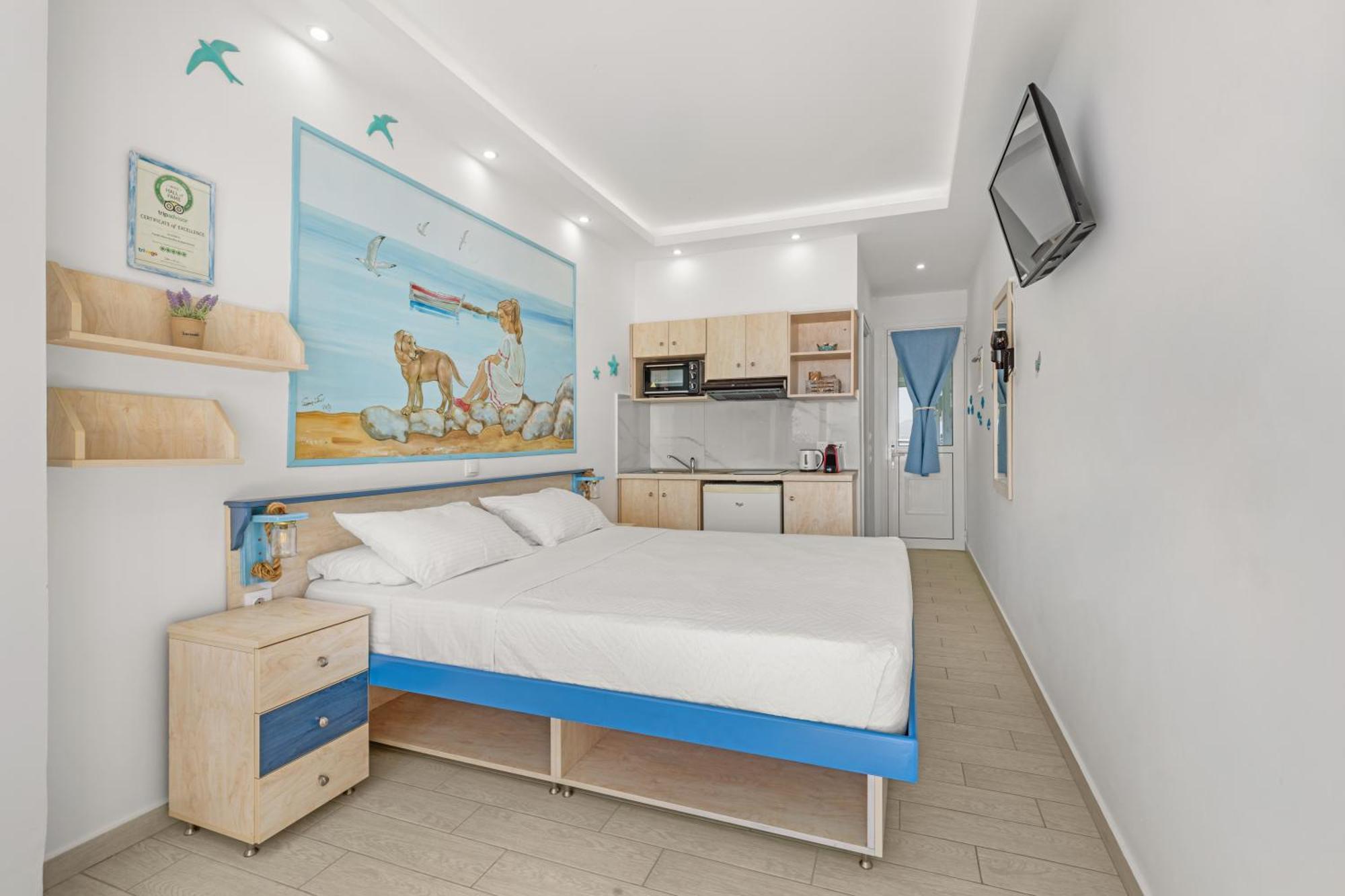 Haraki Mare Studios Beach Front Kültér fotó